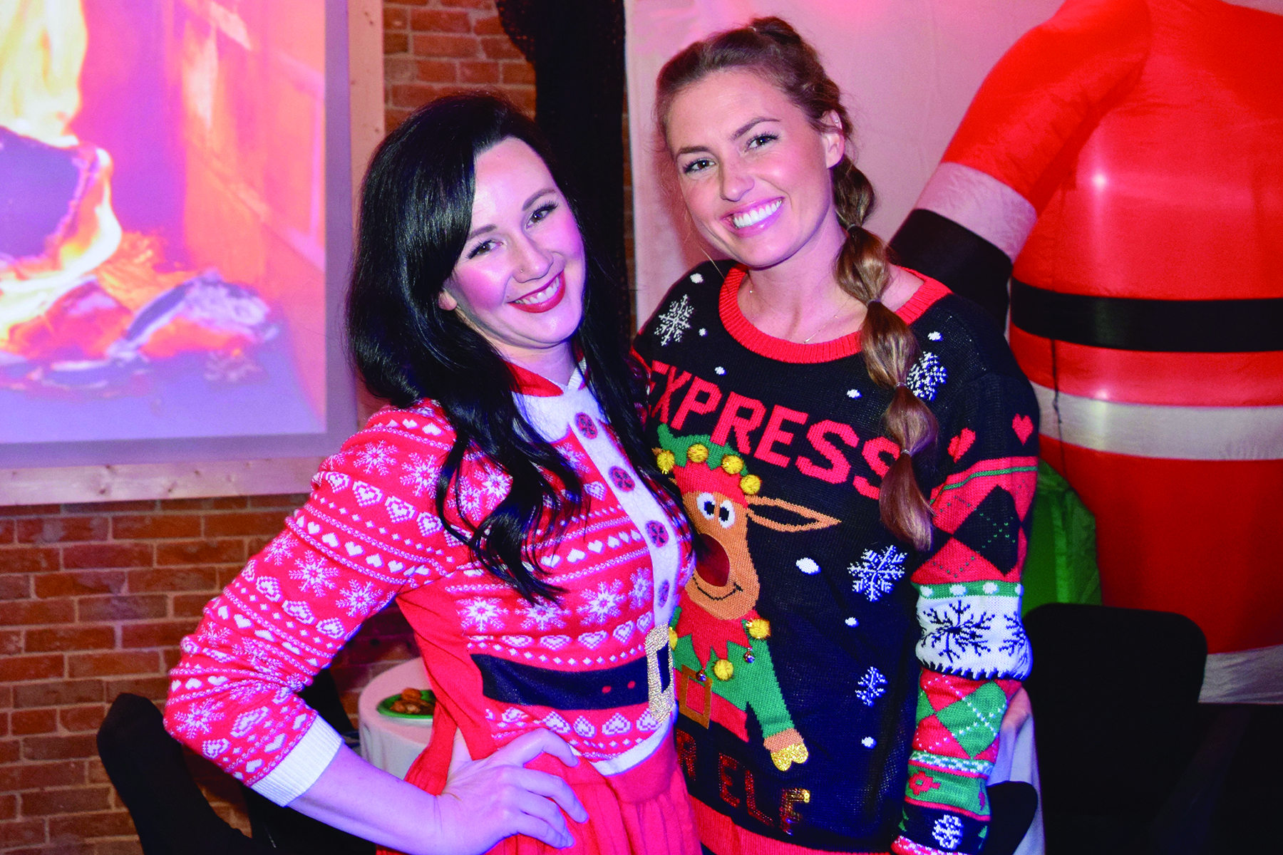 Bickham, Turner Celebrate Businesses with Ugly Sweater Christmas Party
